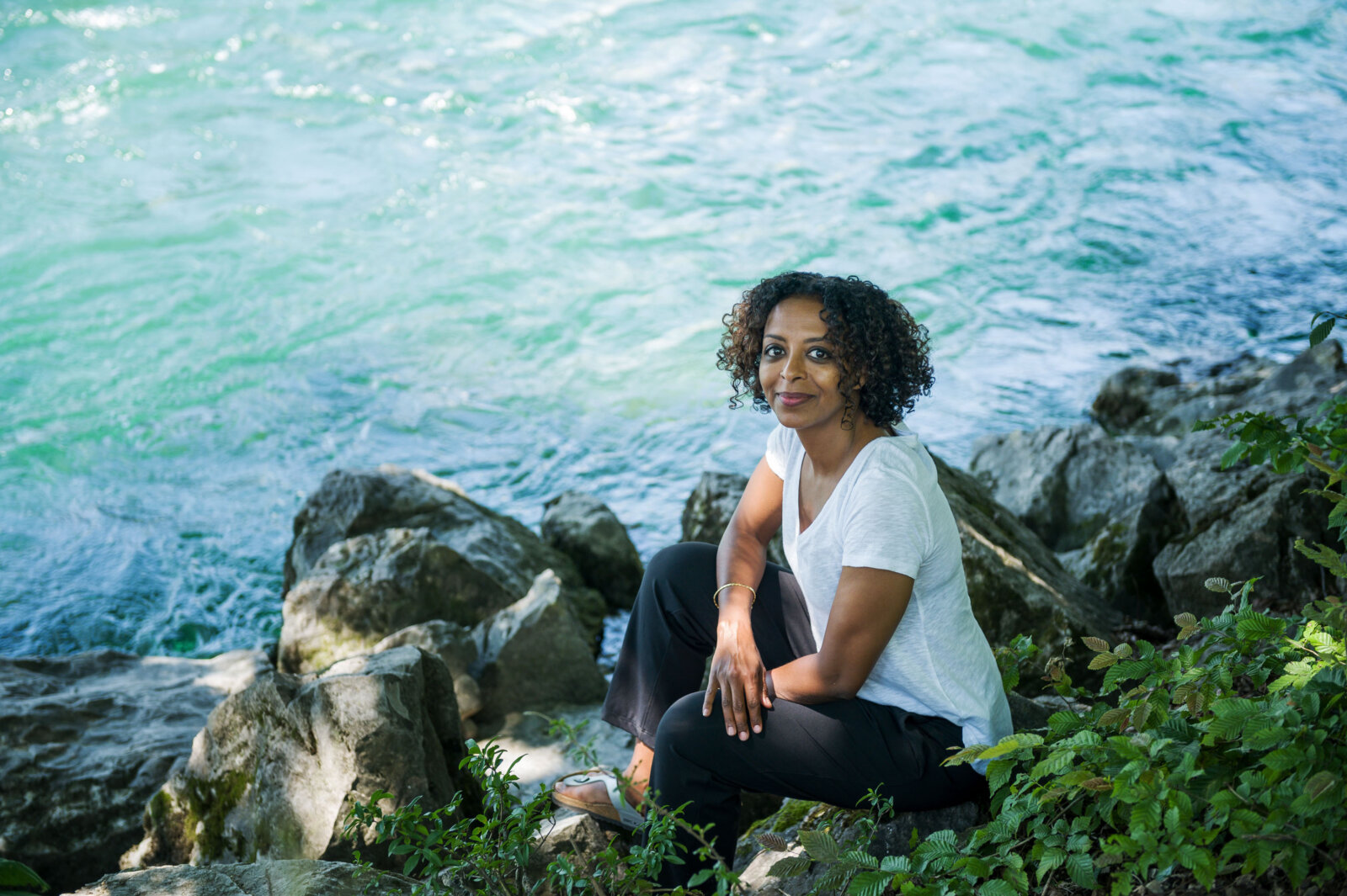 Maaza Mengiste, äthiopisch-US-amerikanische Autorin / Schriftstellerin / artist in residenz / Literaturhaus Zürich / Limmat, / Spheres / Interview / Juni 2020.